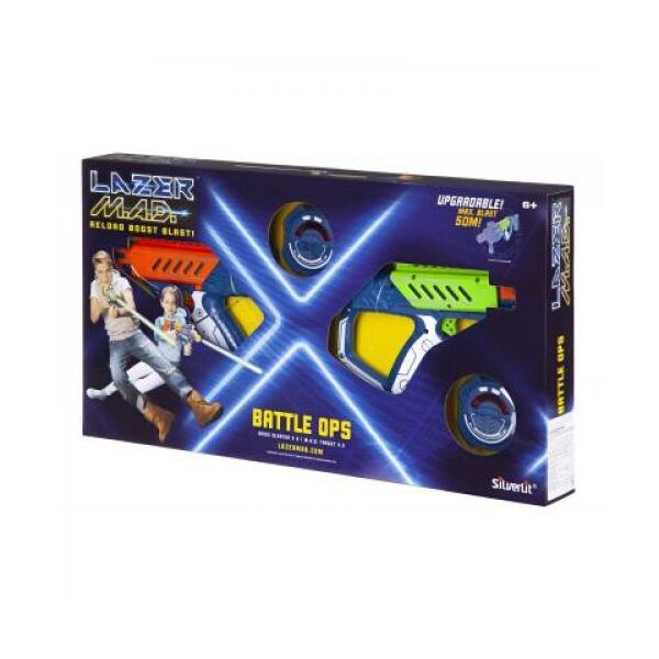 Игрушечное оружие Silverlit Lazer M.A.D. Двойной набор (2 бластера, 2 мишени) (LM-86845)
Игрушечное оружие Silverlit Lazer M.A.D. Двойной набор (2 бластера, 2 мишени) (LM-86845)