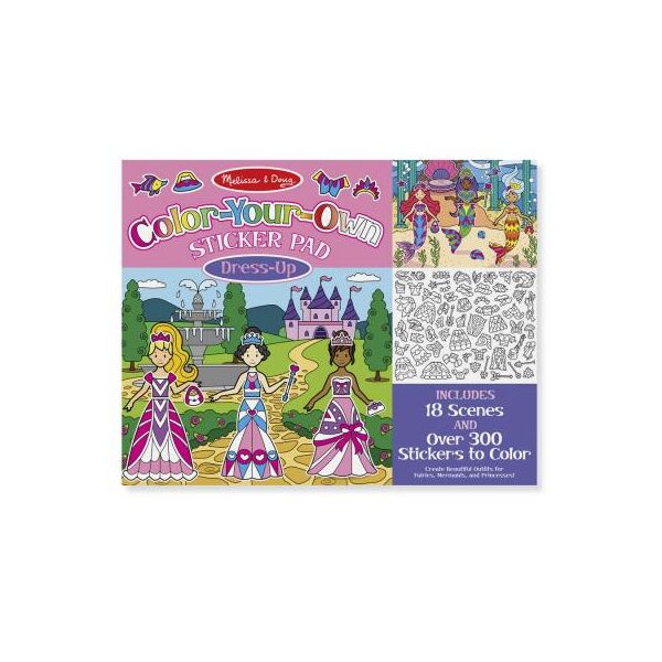 Набор для творчества Melissa&Doug Альбом с раскрасками и наклейками Модные наряды (MD9469)
Набор для творчества Melissa&Doug Альбом с раскрасками и наклейками Модные наряды (MD9469)