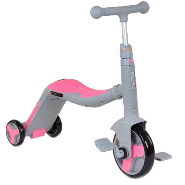 Самокат 3в1 JT 90601 Best Scooter, самокат-велобег-велосипед, свет, 8 мелодий, колёса PU, переднее колесо d=20см, задние d=11см
Самокат 3в1 JT 90601 Best Scooter, самокат-велобег-велосипед, свет, 8 мелодий, колёса PU, переднее колесо d=20см, задние d=11см