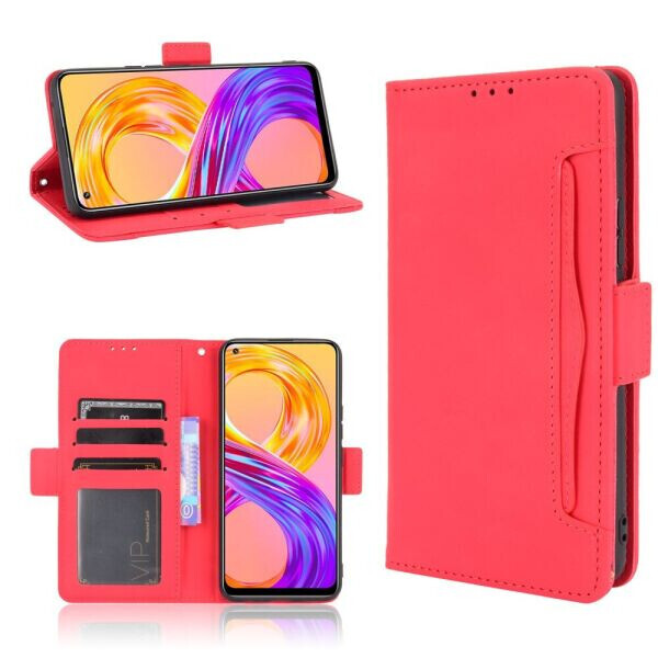 Чехол Deexe Wallet Stand для Realme 8 / 8 Pro - Red 
Чехол Deexe Wallet Stand для Realme 8 / 8 Pro - Red