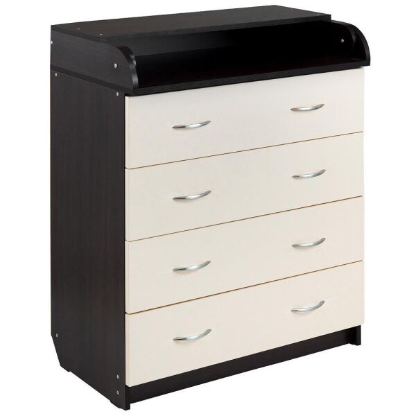 Пеленальный комод с раскладным столиком и 4 ящиками Babyroom Комод 4 тел.Big 102x80x50 венге-ваниль
Пеленальный комод с раскладным столиком и 4 ящиками Babyroom Комод 4 тел.Big 102x80x50 венге-ваниль