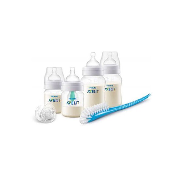 Бутылочка для кормления Philips AVENT Anti-colic AirFree с клапаном (набор) (SCD807/00)
Бутылочка для кормления Philips AVENT Anti-colic AirFree с клапаном (набор) (SCD807/00)