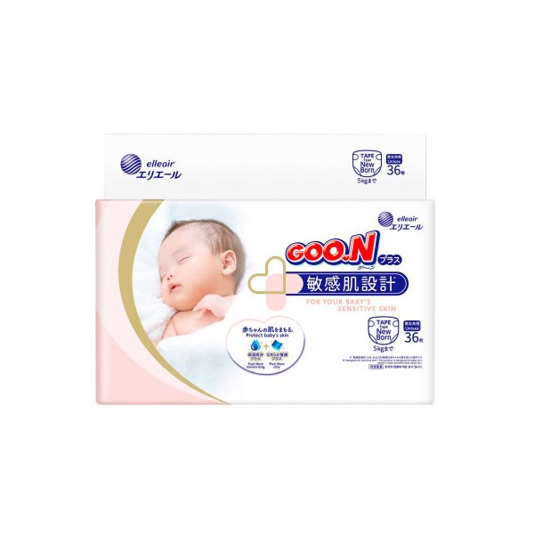 Подгузник GOO.N Plus для новорожденных до 5 кг размер SS на липучках 36 шт (843333)
Подгузник GOO.N Plus для новорожденных до 5 кг размер SS на липучках 36 шт (843333)