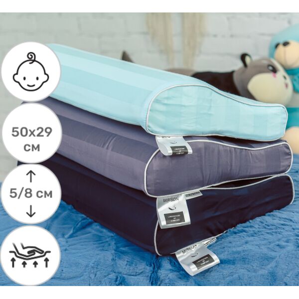 Подушка ортопедическая MirSon №6110 Noble stripe Graphite KIDDY Boy 50х29х50/80 см италия, пена memory soft
Подушка ортопедическая MirSon №6110 Noble stripe Graphite KIDDY Boy 50х29х50/80 см италия, пена memory soft