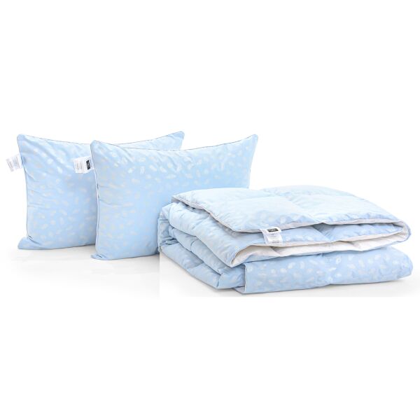 Набор MirSon Karmen 1910 "Bio-Blue" (одеяло + две подушки 50*70 упругие) 200х220 см + 50х70 см 2шт италия, био-пух 
Набор MirSon Karmen 1910 "Bio-Blue" (одеяло + две подушки 50*70 упругие) 200х220 см + 50х70 см 2шт италия, био-пух