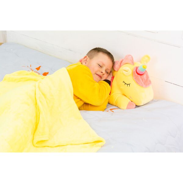 Плед MirSon детский 1067 Winged Unicorn Yellow + подушка 100х160 см италия, флис
Плед MirSon детский 1067 Winged Unicorn Yellow + подушка 100х160 см италия, флис