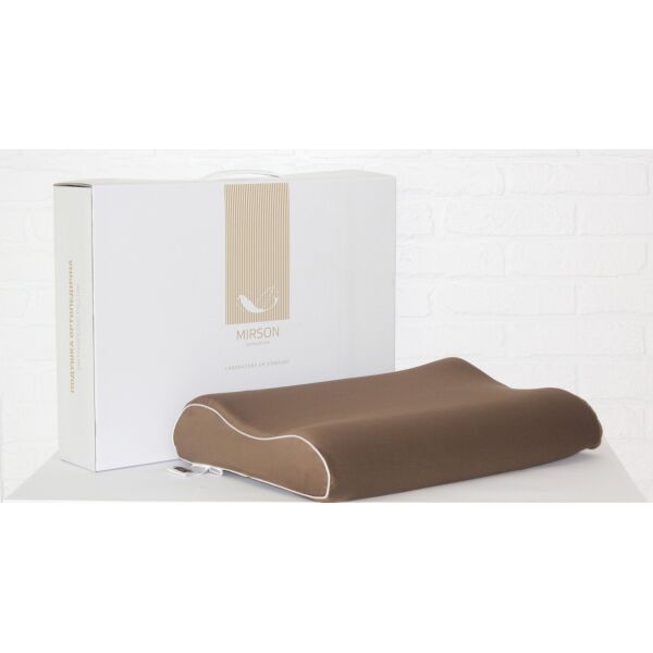 Подушка ортопедическая MirSon №7097 Elite Delicate Satin Cacao 58х40х10,5 см италия, пена memory foam
Подушка ортопедическая MirSon №7097 Elite Delicate Satin Cacao 58х40х10,5 см италия, пена memory foam