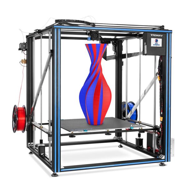 TRONXY® X5SA-2E Dwukolorowy zestaw drukarki 3D CoreXY z podwójną wytłaczarką Titan Podwójna oś Z 330 * 330 * 400 mm Rozm win10
TRONXY® X5SA-2E Dwukolorowy zestaw drukarki 3D CoreXY z podwójną wytłaczarką Titan Podwójna oś Z 330 * 330 * 400 mm Rozm win10