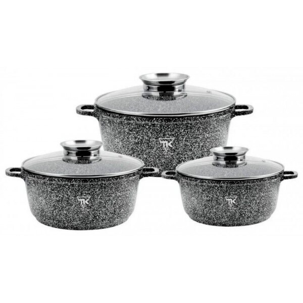 Набор кастрюль с крышками Top Kitchen TK00021 Кухонная посуда с мраморным антипригарным покрытием 6 предметов
Набор кастрюль с крышками Top Kitchen TK00021 Кухонная посуда с мраморным антипригарным покрытием 6 предметов
