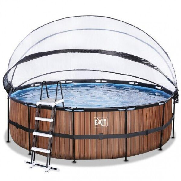 Бассейн каркасный Exit Toys EXIT 450 х 122 см / 15233 л Коричневый с отделкой под дерево круглый с куполом + насос 70 Вт
Бассейн каркасный Exit Toys EXIT 450 х 122 см / 15233 л Коричневый с отделкой под дерево круглый с куполом + насос 70 Вт