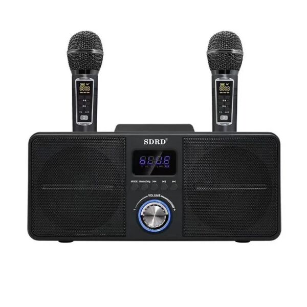 Караоке система беспроводная SDRD SD-309 на два микрофона и с колонкой + Bluetooth 4.2 и поддержка 3D стерео 30 Вт Черный
Караоке система беспроводная SDRD SD-309 на два микрофона и с колонкой + Bluetooth 4.2 и поддержка 3D стерео 30 Вт Черный