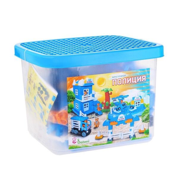 Конструктор Doloni Toys 013888/07 Полиция Разноцветный на 175 деталей в пластиковом боксе
Конструктор Doloni Toys 013888/07 Полиция Разноцветный на 175 деталей в пластиковом боксе