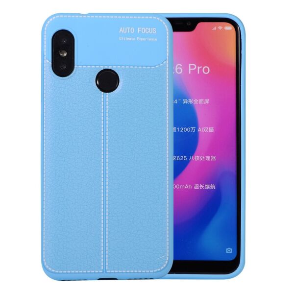 Чехол накладка для Xiaomi Mi A2 Lite / Xiaomi Redmi 6 Pro силиконовый, Skin texture, голубой
Чехол накладка для Xiaomi Mi A2 Lite / Xiaomi Redmi 6 Pro силиконовый, Skin texture, голубой