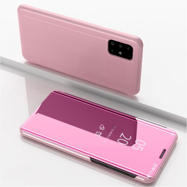 Чехол книжка для Samsung Galaxy A51 A515 боковой с зеркальной поверхностью, Золотисто-розовый
Чехол книжка для Samsung Galaxy A51 A515 боковой с зеркальной поверхностью, Золотисто-розовый