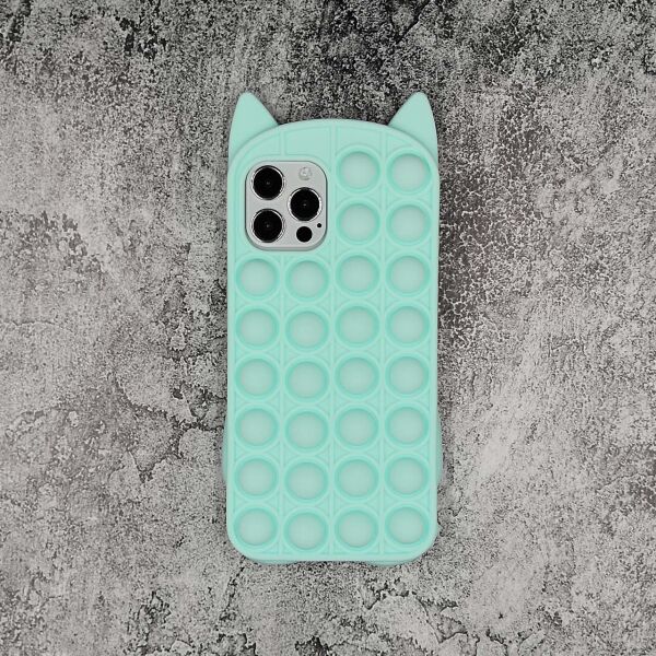 Чехол антистресс Pop It для iPhone 11 Pro силиконовый, Котик, Бирюзовый
Чехол антистресс Pop It для iPhone 11 Pro силиконовый, Котик, Бирюзовый