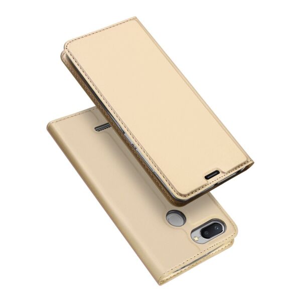 Чехол книжка для Xiaomi Redmi 6 боковой с отсеком для визиток, DUX DUCIS, золотистый
Чехол книжка для Xiaomi Redmi 6 боковой с отсеком для визиток, DUX DUCIS, золотистый