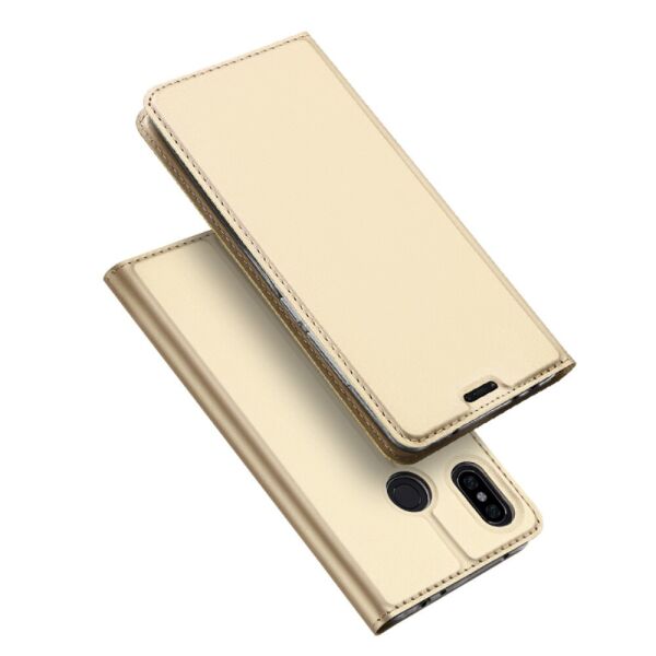 Чехол книжка для Xiaomi Redmi Note 6 Pro боковой с отсеком для визиток, DUX DUCIS, золотистый
Чехол книжка для Xiaomi Redmi Note 6 Pro боковой с отсеком для визиток, DUX DUCIS, золотистый