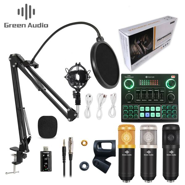 Микрофон студийный Green Audio. BM-800 (комплект) со звуковой картой V9 стойкой и ветрозащитой
Микрофон студийный Green Audio. BM-800 (комплект) со звуковой картой V9 стойкой и ветрозащитой