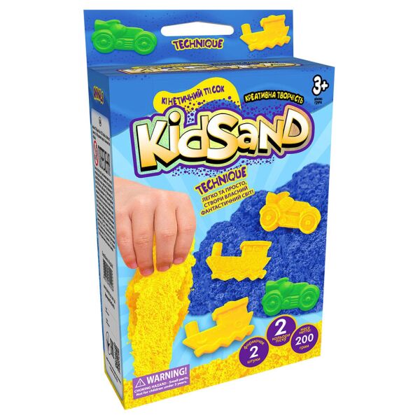 Набор креативного творчества "Кинетический песок"KidSand" Danko Toys KS-05 мини, 200 г, укр (Technique Blue)
Набор креативного творчества "Кинетический песок"KidSand" Danko Toys KS-05 мини, 200 г, укр (Technique Blue)