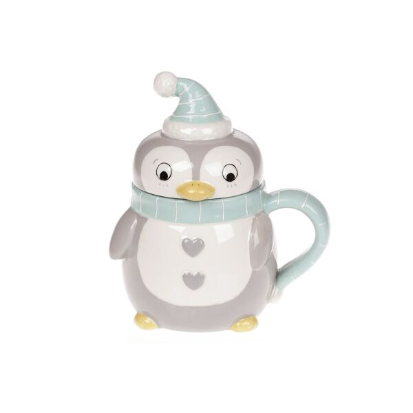 Кружка керамическая с крышкой Пингвинчик, 370мл, цвет - мятный BonaDi 834-198 ОРИГИНАЛ
Кружка керамическая с крышкой Пингвинчик, 370мл, цвет - мятный BonaDi 834-198 ОРИГИНАЛ