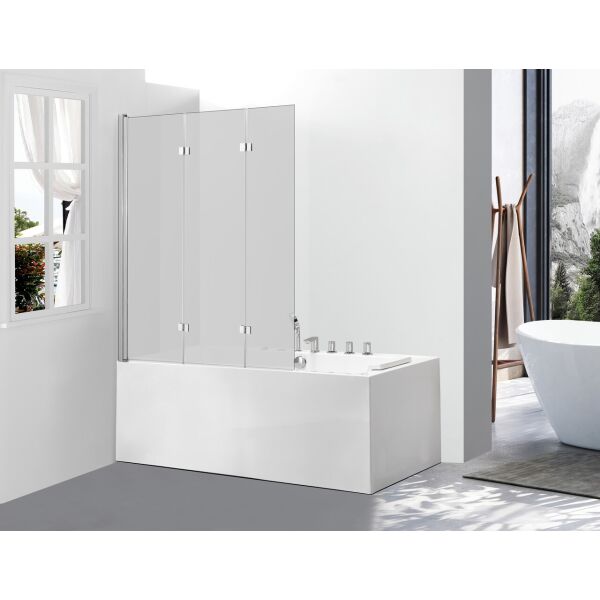 Стеклянная шторка ширма для ванны AVKO Glass 542-7 120х140 Frosted три секции, на петлях, универсальная, душевая перегородка
Стеклянная шторка ширма для ванны AVKO Glass 542-7 120х140 Frosted три секции, на петлях, универсальная, душевая перегородка