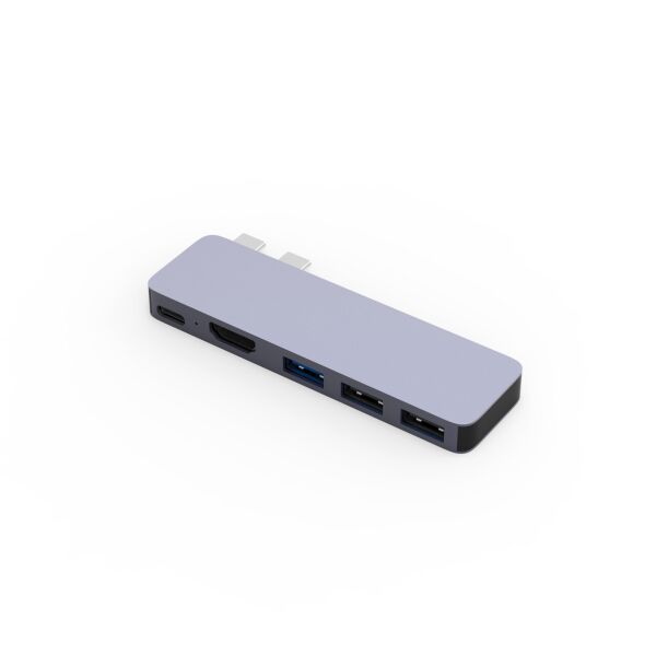 USB-хаб Qitech Aluminum Mini Dual Type-C + USB-A + HDMI для Macbook Pro и Air Space Gray (QT-Hub5)
USB-хаб Qitech Aluminum Mini Dual Type-C + USB-A + HDMI для Macbook Pro и Air Space Gray (QT-Hub5)