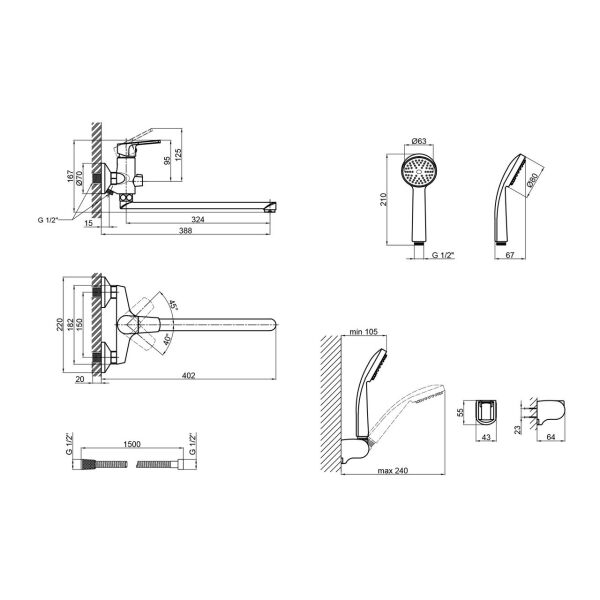 Смеситель для ванны Qtap Polaris WHI 005 New
Смеситель для ванны Qtap Polaris WHI 005 New