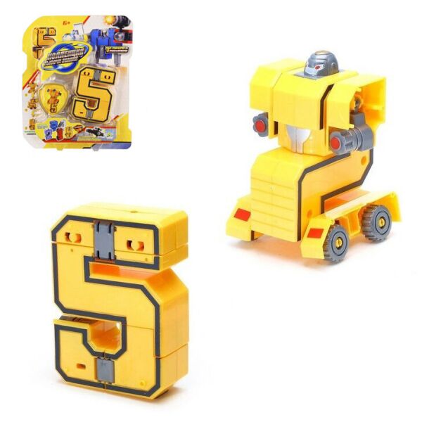 Игрушечный трансформер YB188-3E Робот + цифра (Цифра 5) 
Игрушечный трансформер YB188-3E Робот + цифра (Цифра 5)