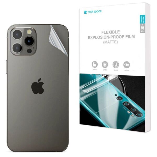 Антибликовая пленка на заднюю панель RockSpace Explosion-Proof Matte для Apple iPhone 13 Pro Max
Антибликовая пленка на заднюю панель RockSpace Explosion-Proof Matte для Apple iPhone 13 Pro Max