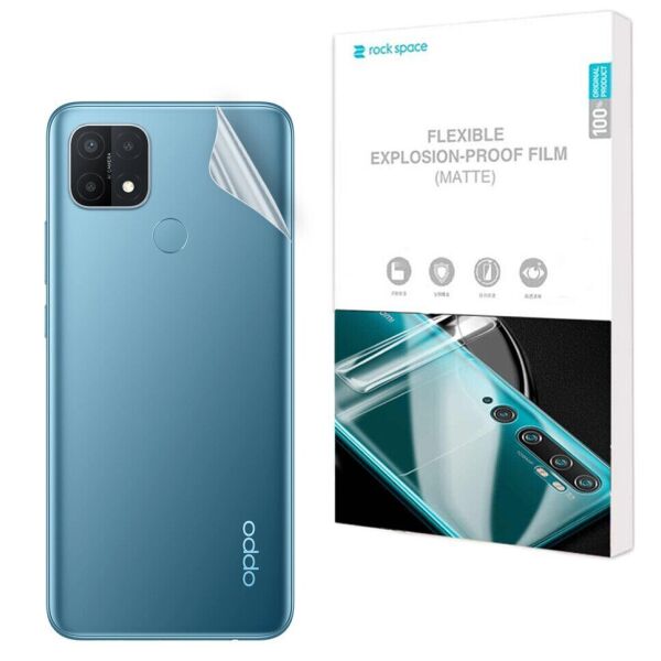 Антибликовая пленка на заднюю панель RockSpace Explosion-Proof Matte для OPPO A15 / A15s
Антибликовая пленка на заднюю панель RockSpace Explosion-Proof Matte для OPPO A15 / A15s