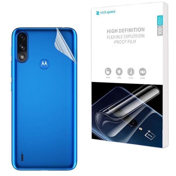 Защитная пленка на заднюю панель RockSpace Explosion-Proof SuperClear для Motorola Moto E7 Power / Moto E7i / Moto E7i Power
Защитная пленка на заднюю панель RockSpace Explosion-Proof SuperClear для Motorola Moto E7 Power / Moto E7i / Moto E7i Power