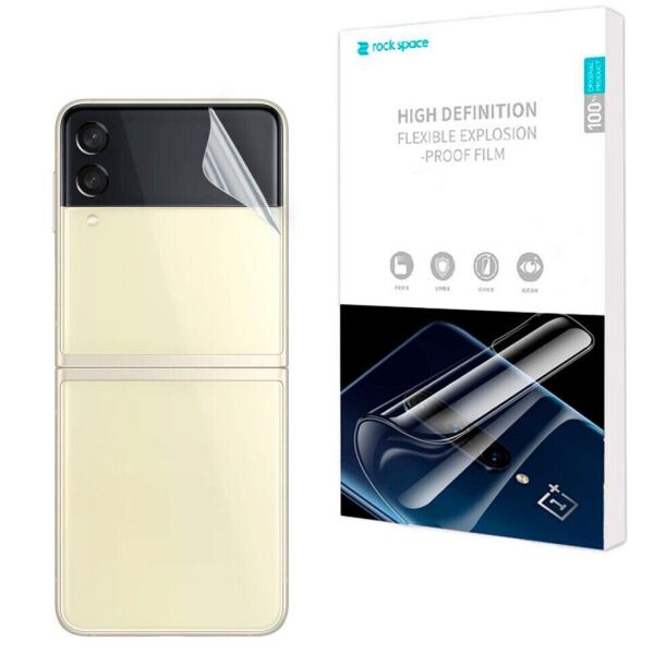 Защитная пленка на заднюю панель RockSpace Explosion-Proof SuperClear для Samsung Galaxy Z Flip 3
Защитная пленка на заднюю панель RockSpace Explosion-Proof SuperClear для Samsung Galaxy Z Flip 3
