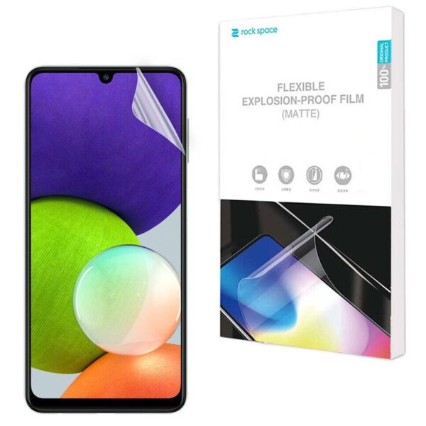 Антибликовая пленка на экран RockSpace Explosion-Proof Matte для Samsung Galaxy A22 (A225)
Антибликовая пленка на экран RockSpace Explosion-Proof Matte для Samsung Galaxy A22 (A225)
