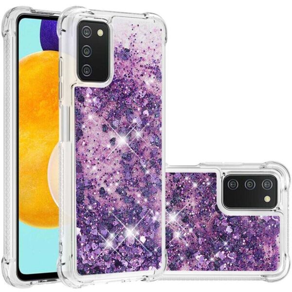 Силиконовый (TPU) чехол Deexe Liquid Glitter для Samsung Galaxy A03s (A037) - Dark Purple Hearts
Силиконовый (TPU) чехол Deexe Liquid Glitter для Samsung Galaxy A03s (A037) - Dark Purple Hearts
