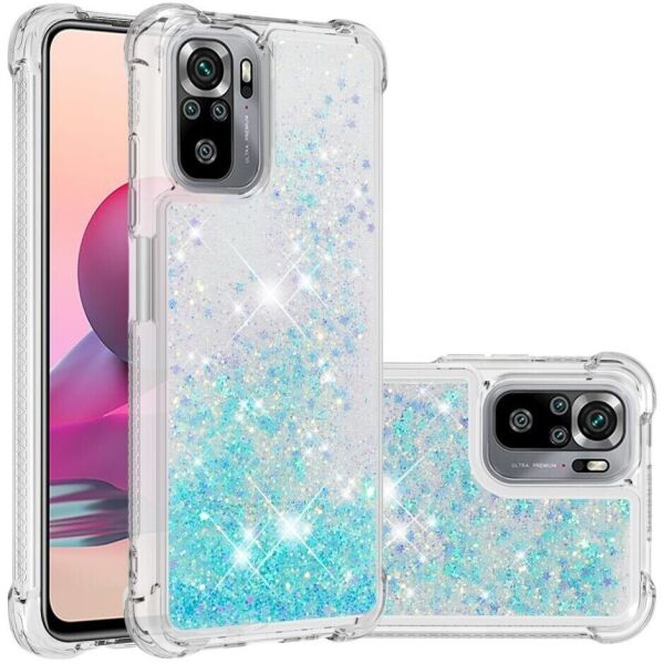 Силиконовый (TPU) чехол Deexe Liquid Glitter для Xiaomi Redmi Note 10 / Note 10s - Blue Stars
Силиконовый (TPU) чехол Deexe Liquid Glitter для Xiaomi Redmi Note 10 / Note 10s - Blue Stars