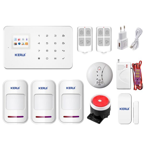 GSM сигнализация охранная Kerui alarm G18 Pro для 2-комнатной квартиры, для дачи, для дома, малое энергопотребление
GSM сигнализация охранная Kerui alarm G18 Pro для 2-комнатной квартиры, для дачи, для дома, малое энергопотребление