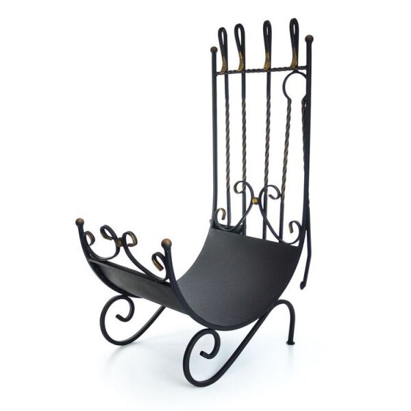 Каминный набор с дровницей металлический кованый Ferrum Pegas Black Gold, 35х48х68см., гарантия 1 год
Каминный набор с дровницей металлический кованый Ferrum Pegas Black Gold, 35х48х68см., гарантия 1 год