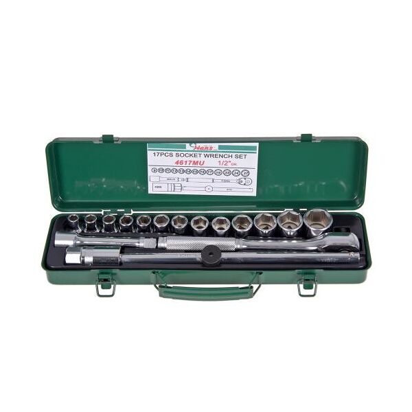 Набор головок 1/2" Hans 4617MU 17 предметов 6гр (9,10,11,12,13,14,15,16,17,19,22,24,27)
Набор головок 1/2" Hans 4617MU 17 предметов 6гр (9,10,11,12,13,14,15,16,17,19,22,24,27)