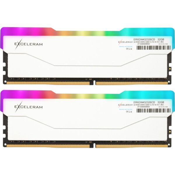 Модуль памяти для компьютера DDR4 32GB (2x16GB) 3200 MHz RGB X2 Series White eXceleram (ERX2W432326CD)
Модуль памяти для компьютера DDR4 32GB (2x16GB) 3200 MHz RGB X2 Series White eXceleram (ERX2W432326CD)