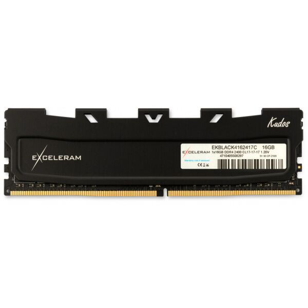 Модуль памяти для компьютера DDR4 16GB 2400 MHz Black Kudos eXceleram (EKBLACK4162417C)
Модуль памяти для компьютера DDR4 16GB 2400 MHz Black Kudos eXceleram (EKBLACK4162417C)