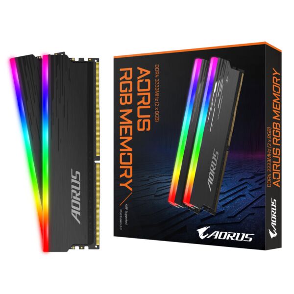 Модуль памяти для компьютера DDR4 16GB (2x8GB) 3333 MHz AORUS RGB Fusion 2.0 Memory boost Gigabyte (GP-ARS16G33)
Модуль памяти для компьютера DDR4 16GB (2x8GB) 3333 MHz AORUS RGB Fusion 2.0 Memory boost Gigabyte (GP-ARS16G33)