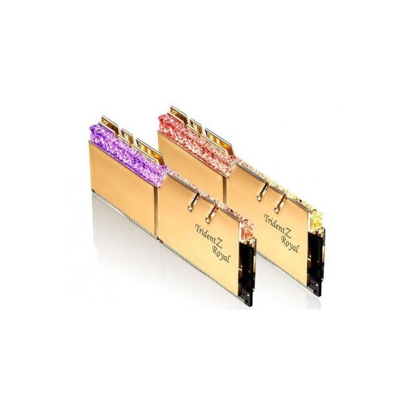 Модуль пам'яті для комп'ютера DDR4 16GB (2x8GB) 3600 MHz Trident Z Royal Gold G.Skill (F4-3600C18D-16GTRG)
Модуль пам'яті для комп'ютера DDR4 16GB (2x8GB) 3600 MHz Trident Z Royal Gold G.Skill (F4-3600C18D-16GTRG)
