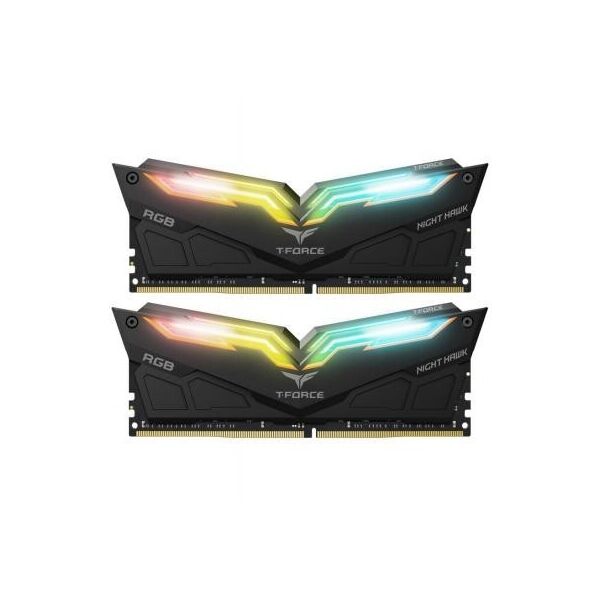 Модуль пам'яті для комп'ютера DDR4 16GB (2x8GB) 3200 MHz T-Force Night Hawk RGB Black Team (TF1D416G3200HC16CDC01)
Модуль пам'яті для комп'ютера DDR4 16GB (2x8GB) 3200 MHz T-Force Night Hawk RGB Black Team (TF1D416G3200HC16CDC01)