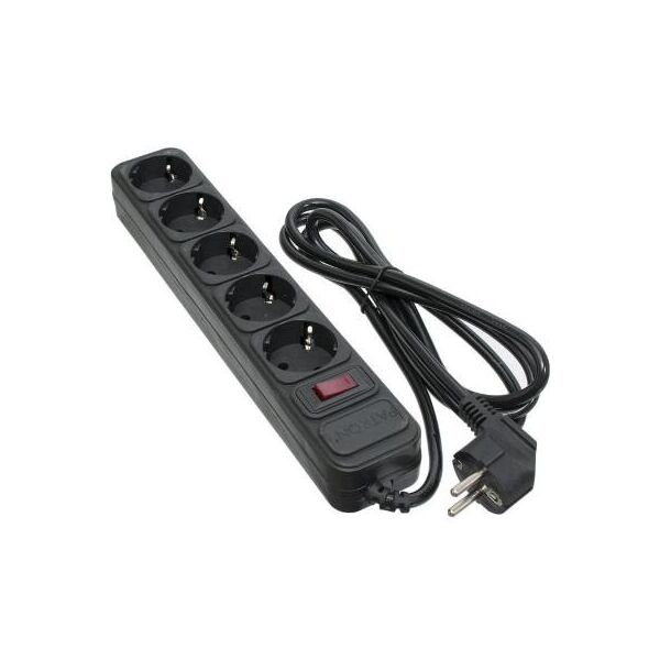 Мережевий фільтр живлення PATRON 1.8 m3*1mm2 (SP-1052) 5 розеток BLACK (EXT-PN-SP-1052)
Мережевий фільтр живлення PATRON 1.8 m3*1mm2 (SP-1052) 5 розеток BLACK (EXT-PN-SP-1052)