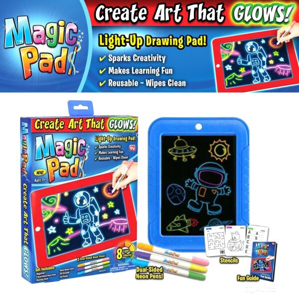 Светодиодный планшет для рисования 3D MAGIC SKETCHPAD LED PAD