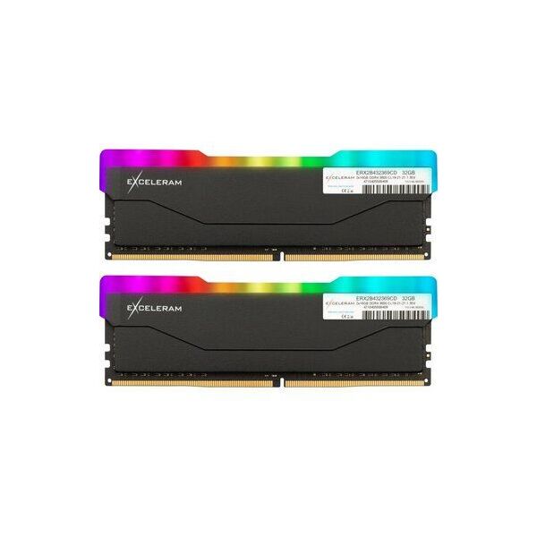 Оперативная память Exceleram 32 GB (2x16GB) DDR4 3600 MHz RGB X2 Series Black (ERX2B432369CD)
Оперативная память Exceleram 32 GB (2x16GB) DDR4 3600 MHz RGB X2 Series Black (ERX2B432369CD)