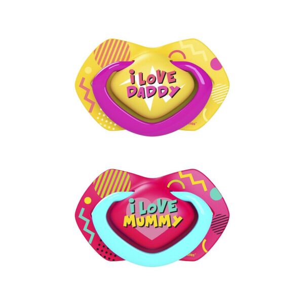 Пустушка силіконова симетрична 6-18 міс NEON LOVE 2 шт. - рожева 22/653_pin (2000904383153)
Пустушка силіконова симетрична 6-18 міс NEON LOVE 2 шт. - рожева 22/653_pin (2000904383153)