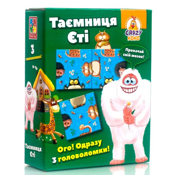 Игра-головоломка Тайна Йети (укр.), Vladi Toys
Игра-головоломка Тайна Йети (укр.), Vladi Toys