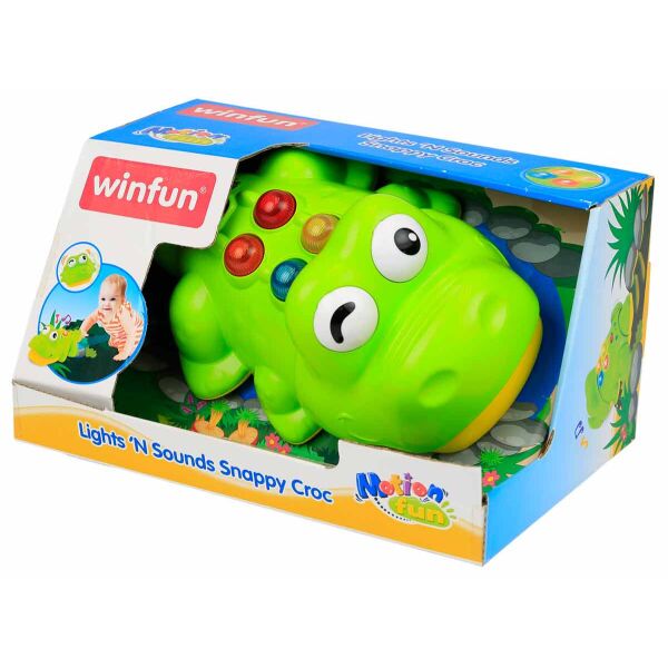 Интерактивная игрушка WinFun ВинФан Крокодил с музыкой и световыми эффектами (0699-NL)
Интерактивная игрушка WinFun ВинФан Крокодил с музыкой и световыми эффектами (0699-NL)