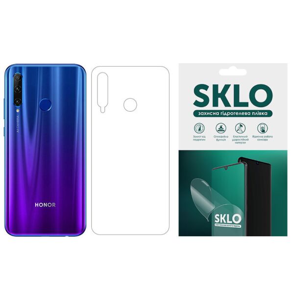 Защитная гидрогелевая пленка SKLO (тыл) для Huawei Honor 8 Pro / Honor V9 Прозрачный 
Защитная гидрогелевая пленка SKLO (тыл) для Huawei Honor 8 Pro / Honor V9 Прозрачный
